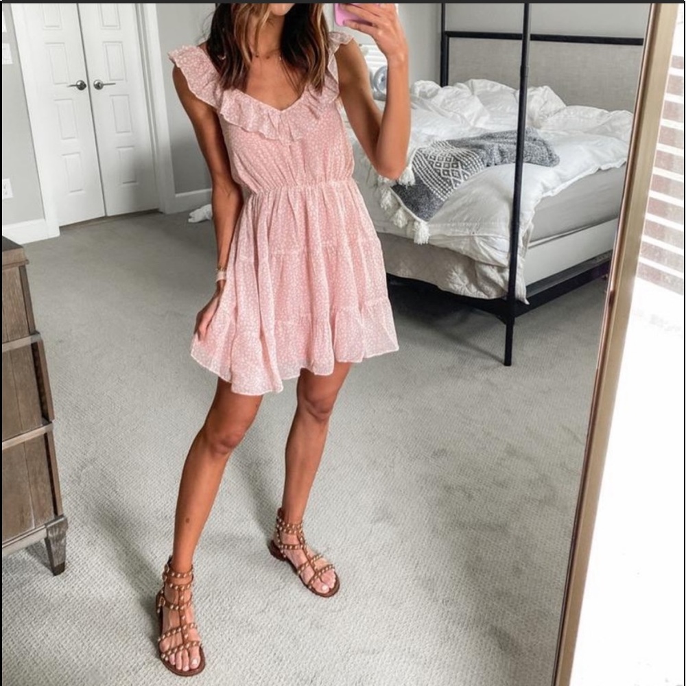 Pink Lily Flirty Dress